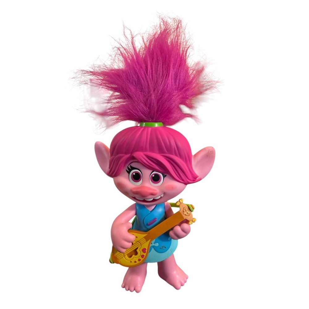 Dreamworks Poppy Trolls Just Want To Have Fun 10" Singing Figure. Works Great!‎